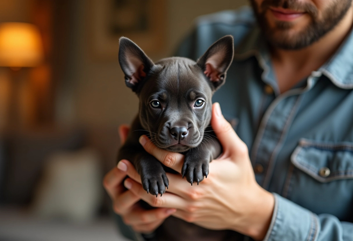 staffy chiot