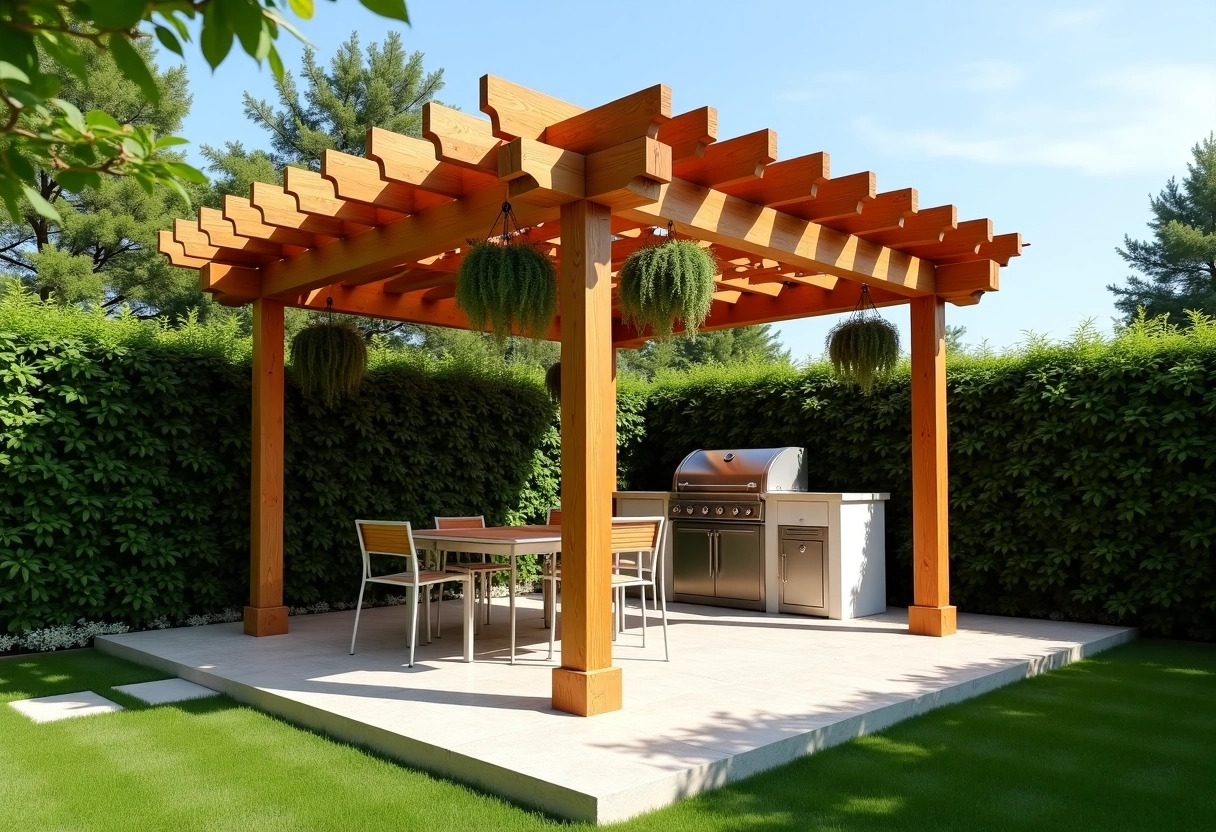 pergola bois